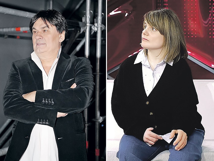Александр Серов и его якобы дочь Мария Александрова. Фото: Лариса КУДРЯВЦЕВА/ Экспресс газета , Канал «Россия 1»