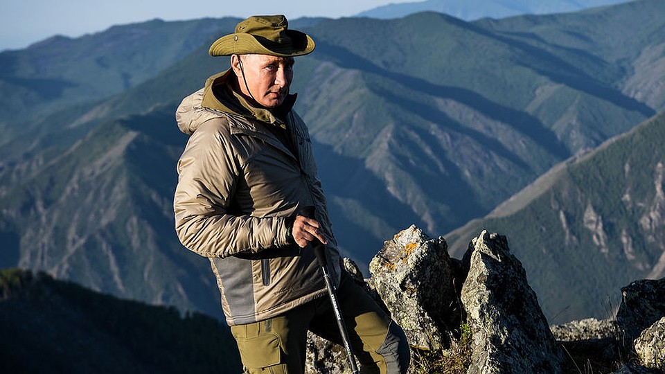 Владимир Путин во время посещения Саяно-Шушенского заповедника.Алексей Никольский/пресс-служба президента России/ТАСС