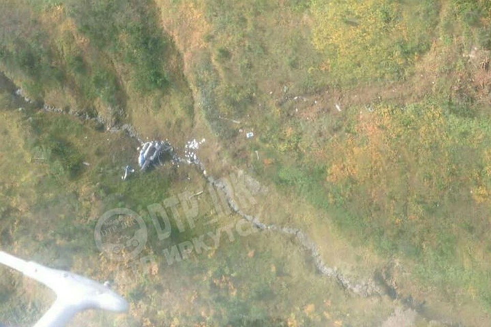 Место крушения Ми-8. Фото: соцсети