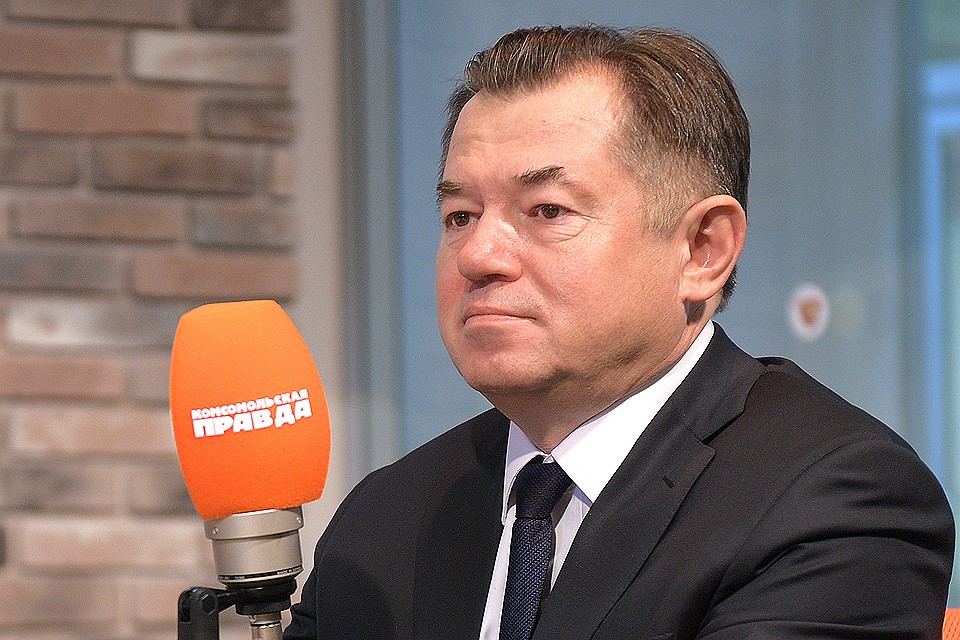 Экономист, академик РАН, помощник президента РФ Сергей Глазьев на радио `Комсомольская правда`. Фото: Виктор ГУСЕЙНОВ