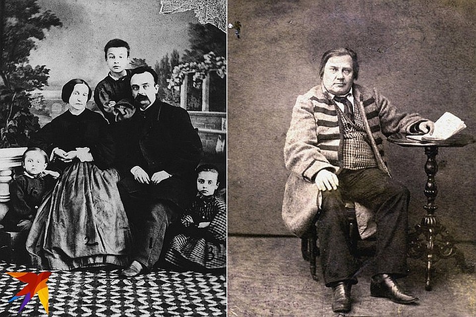 Антон Прушинский и его супруга даже в сибирской ссылке умудрились открыть фотоателье, а самое знаменитое фото Прушинского справа - портрет Винцента Дунина-Мартинкевича в чамарке, символе симпатий к повстанцам 1863 года.