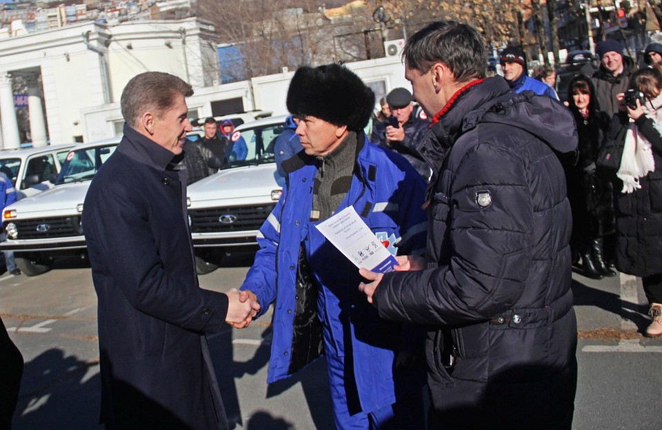 Ключи главврачам вручили в торжественной атмосфере Фото: Александр ВАСИЛЬЕВ