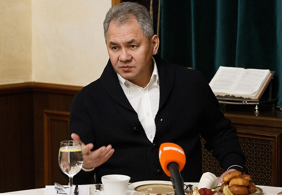 Во время интервью в московской Штаб-квартире РГО.