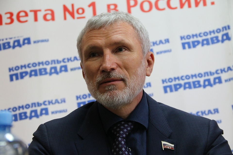 Депутат Государственной Думы России, лидер всероссийской партии «Родина», член центрального штаба ОНФ Алексей Журавлев. Фото: Анастасия ЖУКОВА
