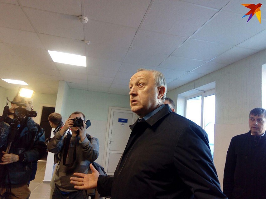Валерий Радаев оценил помещения стадиона Фото: Ольга Симонова