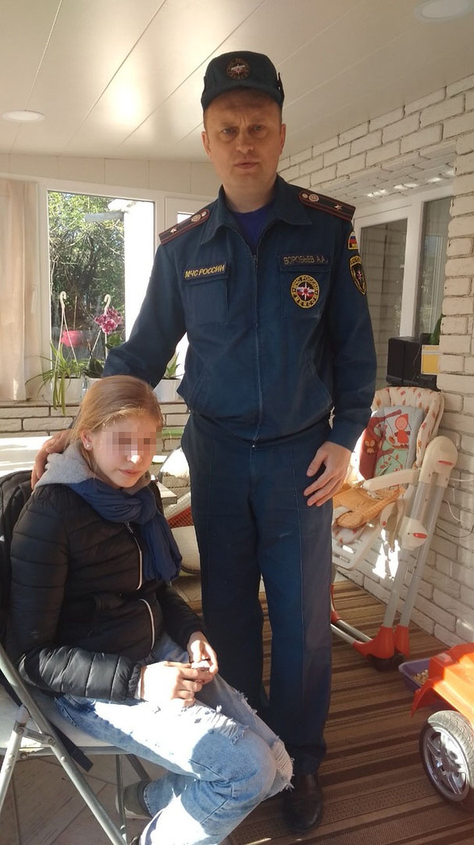 Девочка пролетела около 10 километров. Фото: ГУ МЧС по Крыму