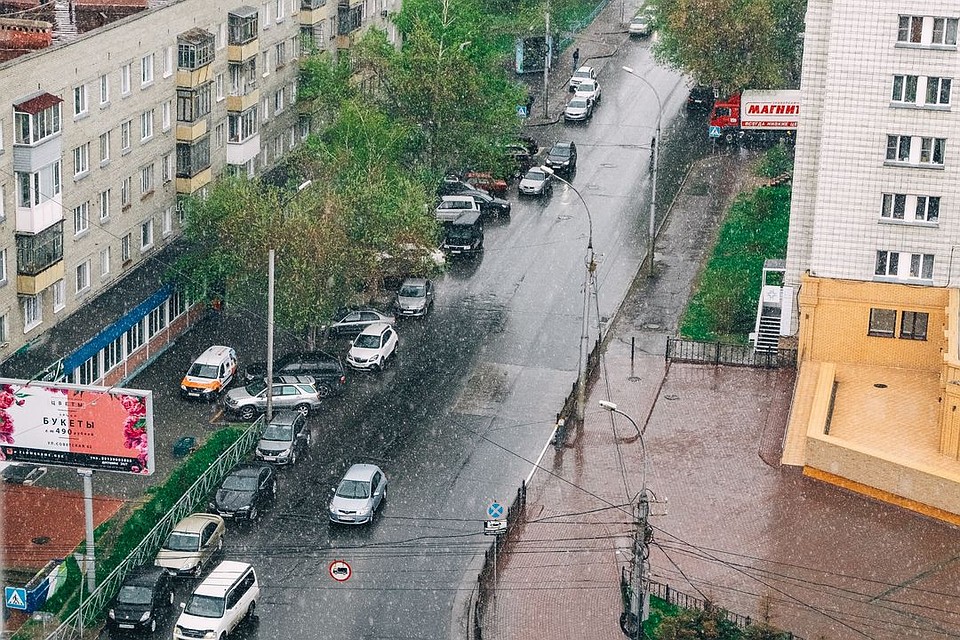 На улице совсем не весенняя погода. Фото: Даба ДАБАЕВ