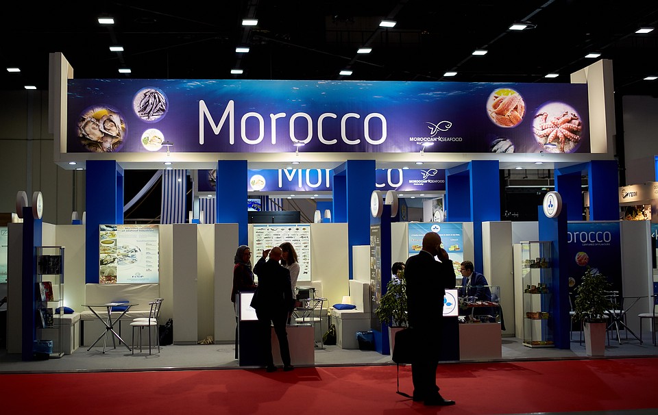Помимо марокканского стенда SEAFOOD EXPO RUSSIA 2019 представит еще 6 объединенных национальных экспозиций Фото: предоставлено организаторами