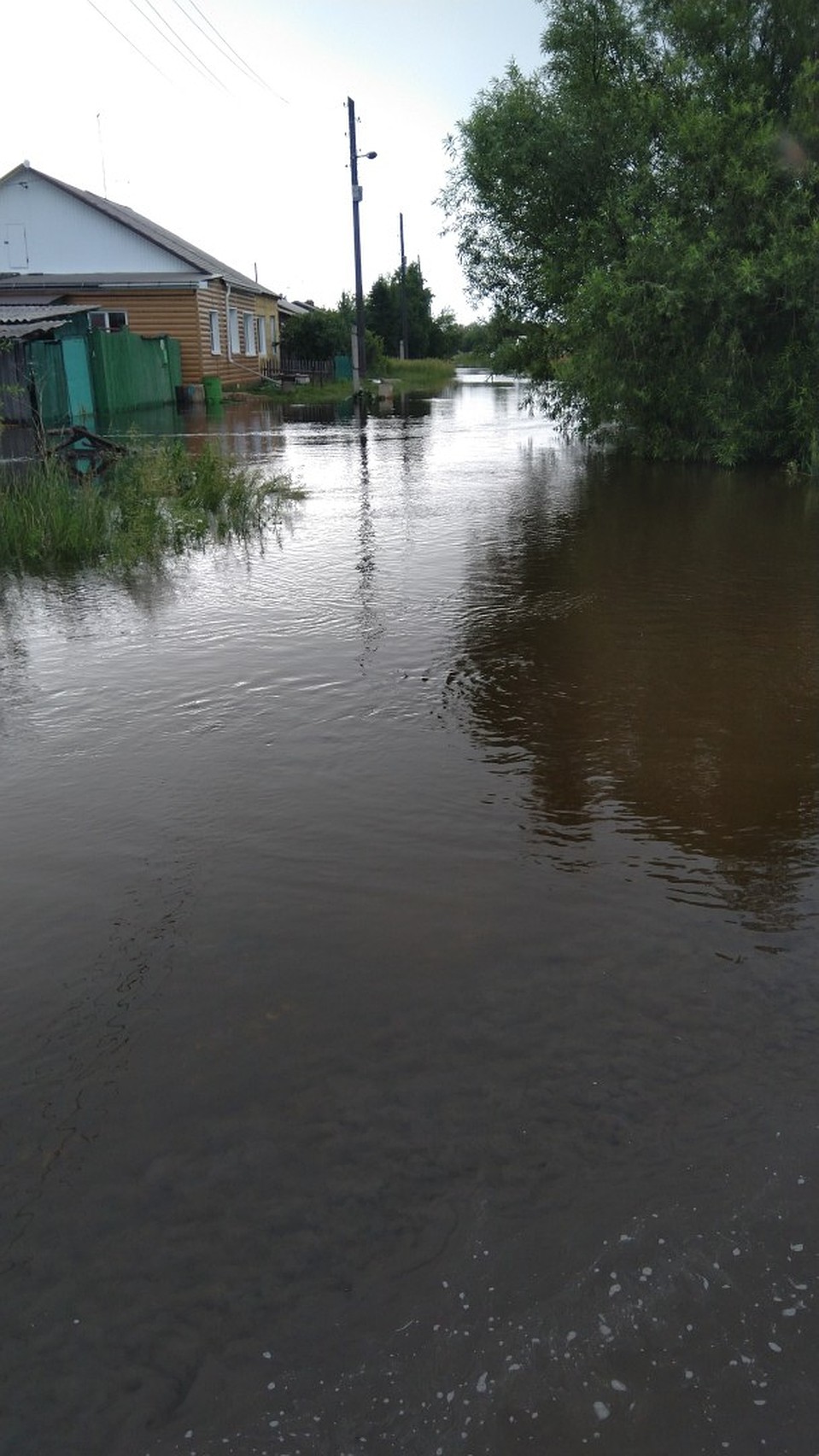 Затопленные территории Канска