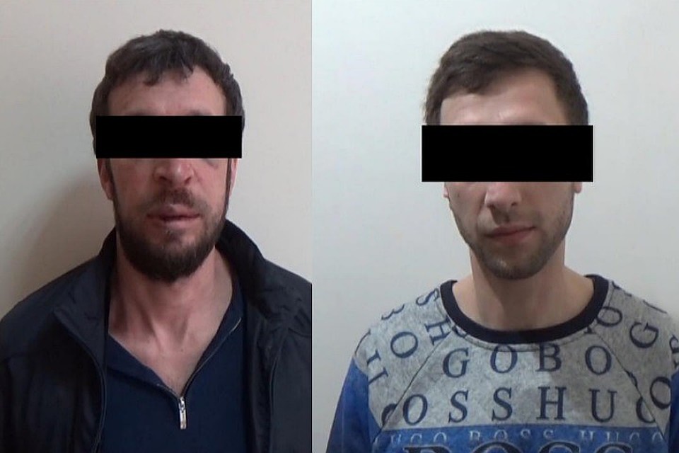 Двое из банды похитителей. Фото: пресс-служба МВД Дагестана