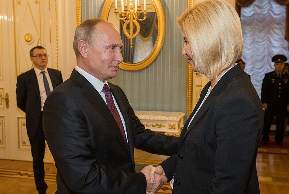 Ирина Влах трижды встречалась с президентом РФ Владимиром Путиным. Фото: из архива Ирины Влах