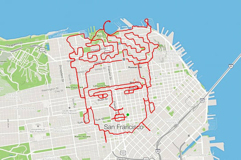 Фрида Кало. Фото: из аккаунтов Strava и MapMyRun Ленни Могана