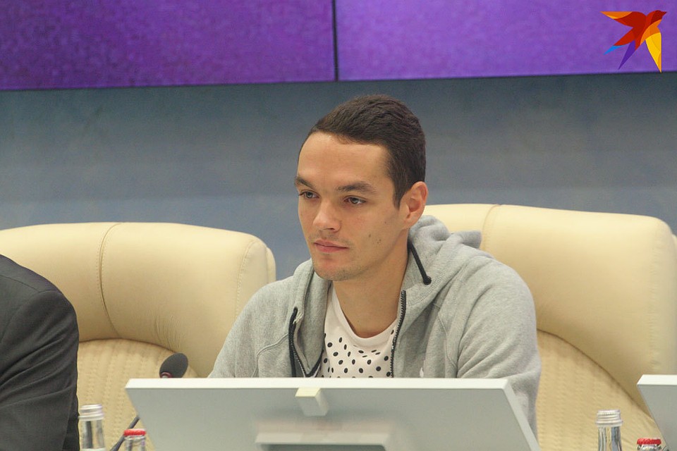 Чемпион Европы U23, серебряный призёр чемпионата мира U20, рекордсмен Беларуси в прыжке в высоту Дмитрий Набоков. Фото: Владимир КРИУЛИН