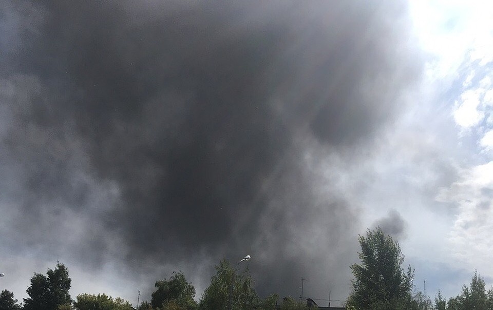 Вид из окна жилого дома в Смышляевке