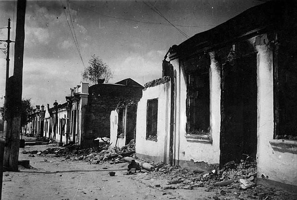 Так выглядели кишиневские улицы в августе 1944-го. Фото: соцсети