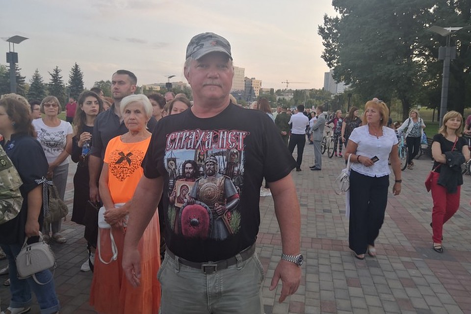 Среди зрителей встречаем Техаса. Фото: Юлия АНДРИЕНКО