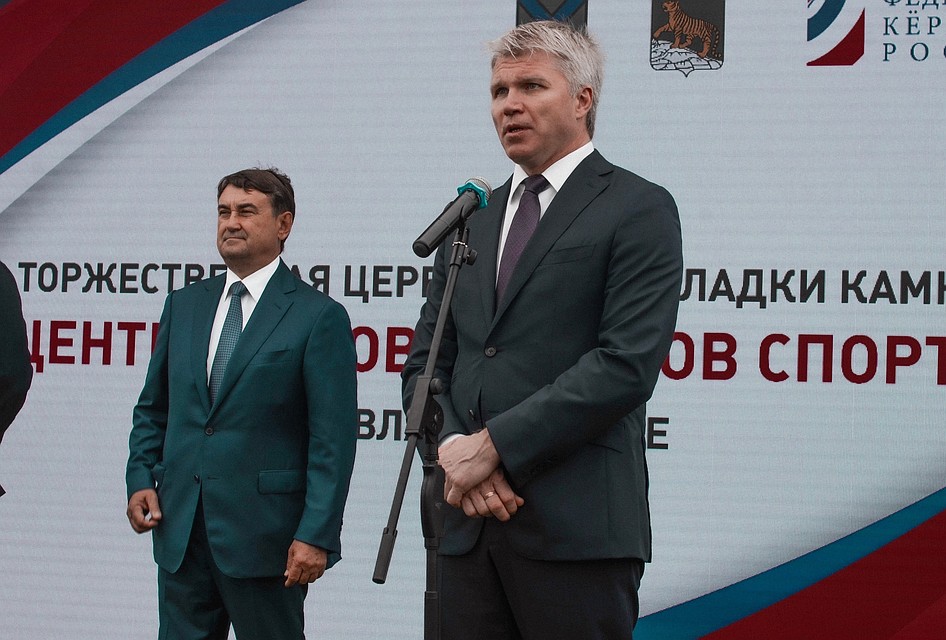Павел Анатольевич Колобков, Министр спорта России рассказал, что для проекта был выделен один из лучших видовых участков города Фото: Анастасия ДОРОЖНЯК