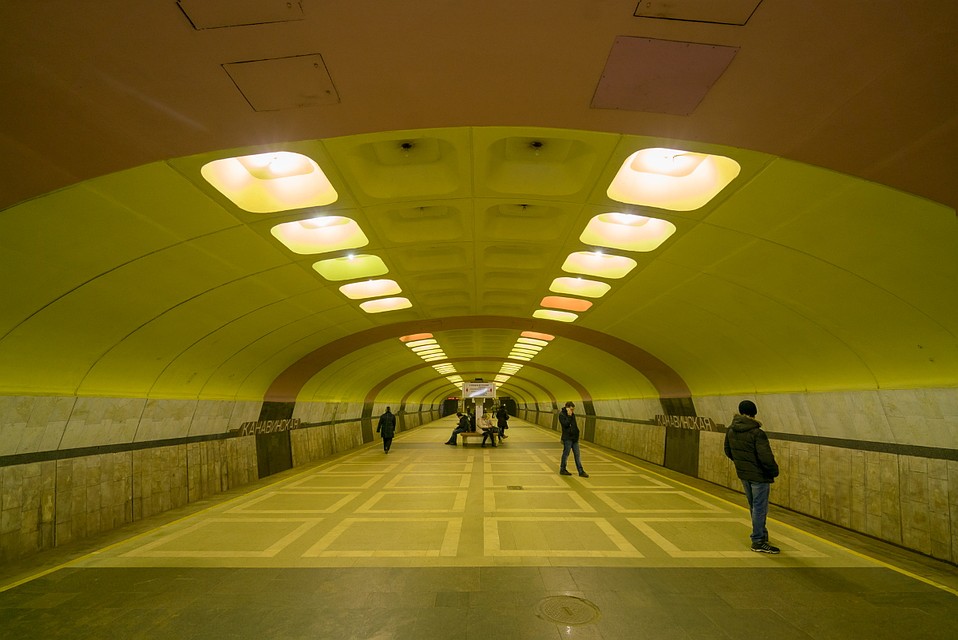 Станция «Канавинская» в Нижнем Новгороде. Открыта в 1993 году. Фото: Christopher Herwig/FUEL