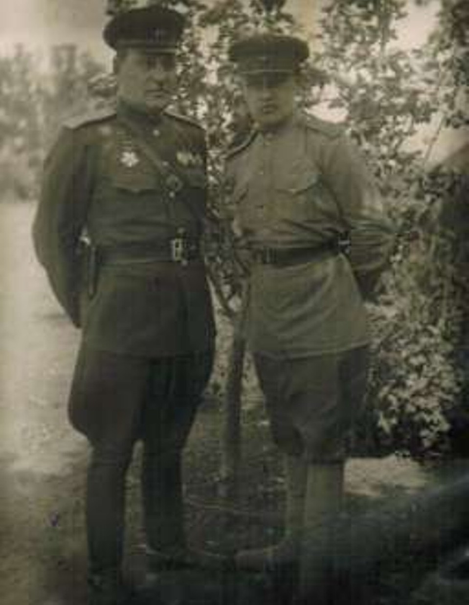 Юрий Калинин с отцом.