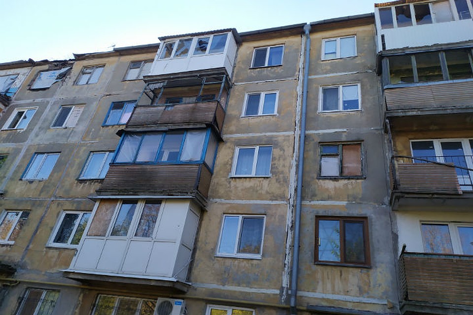 Дома на Колхозном, возле линии фронта Фото: Ольга ГАЛЬСКАЯ
