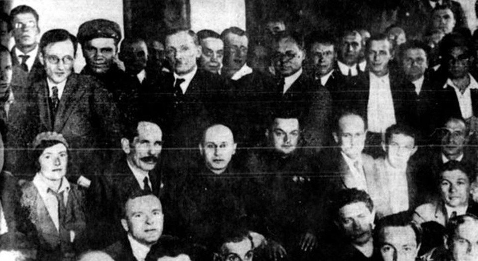Янка Купала был в группе писателей, которые поехали смотреть, чем в 1933-м живет Беломорканал. Там как раз находились осужденные по делу Союза освобождения Беларуси. Фото: Управление архивов Карелии