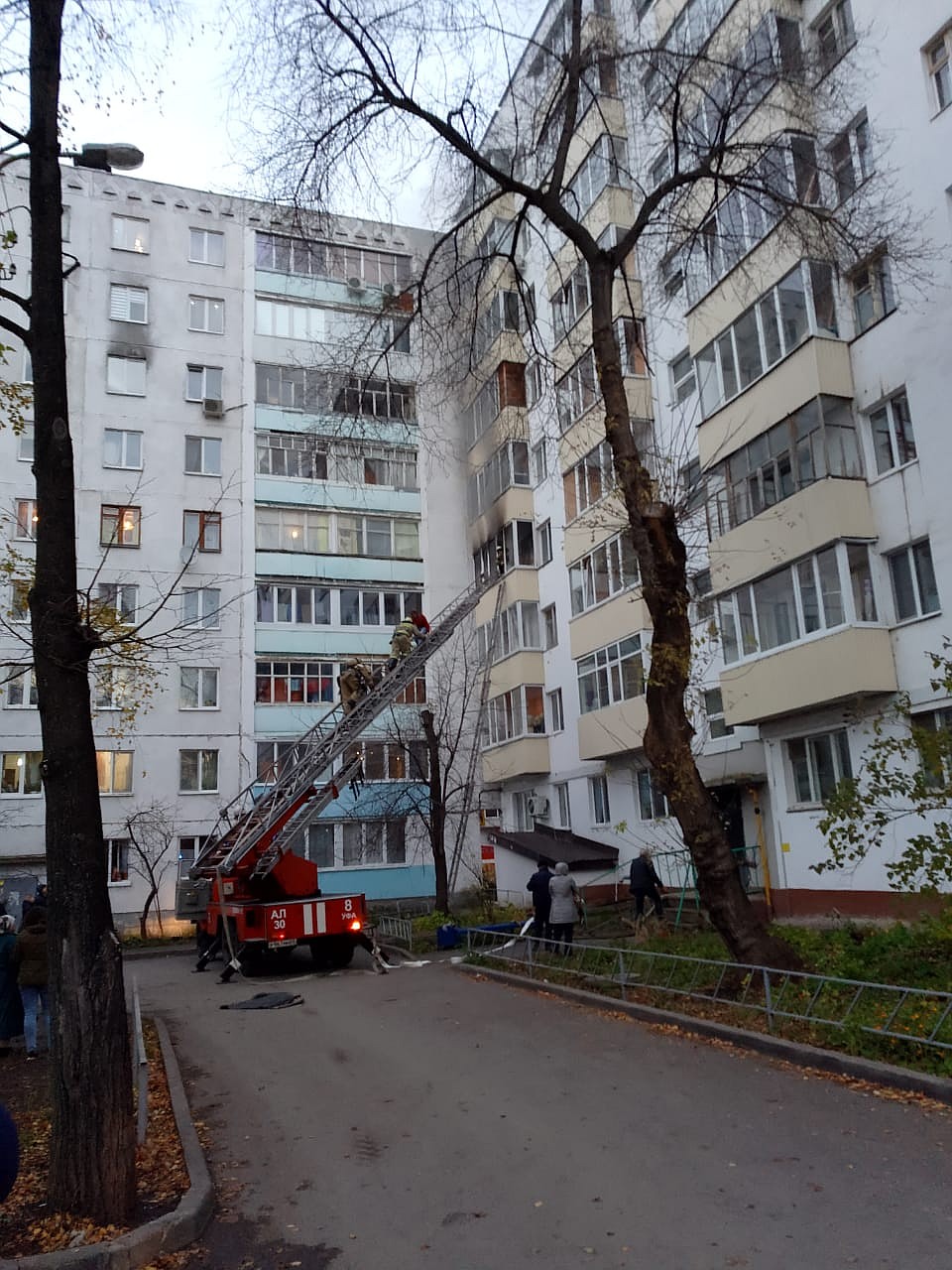 Фото: очевидец пожара
