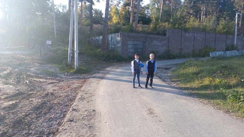 Путь к школе в Ерестном Фото: Татьяна Веряскина