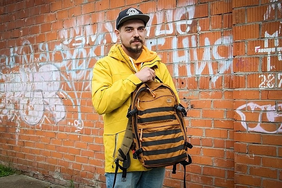 Этот рюкзак Дима сделал сам