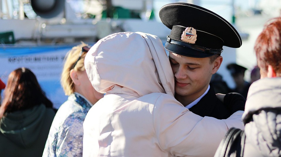 Трогательное прощание с близкими Фото: Вадим ПОПОВ