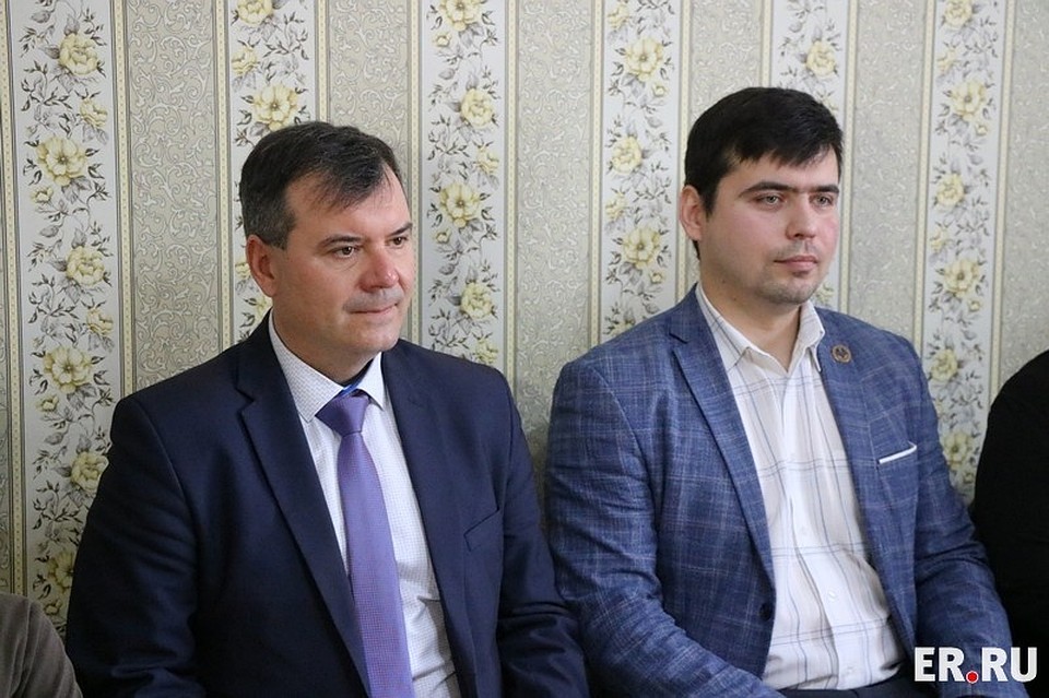 На фото Вадим Косых и Александр Зеленский.