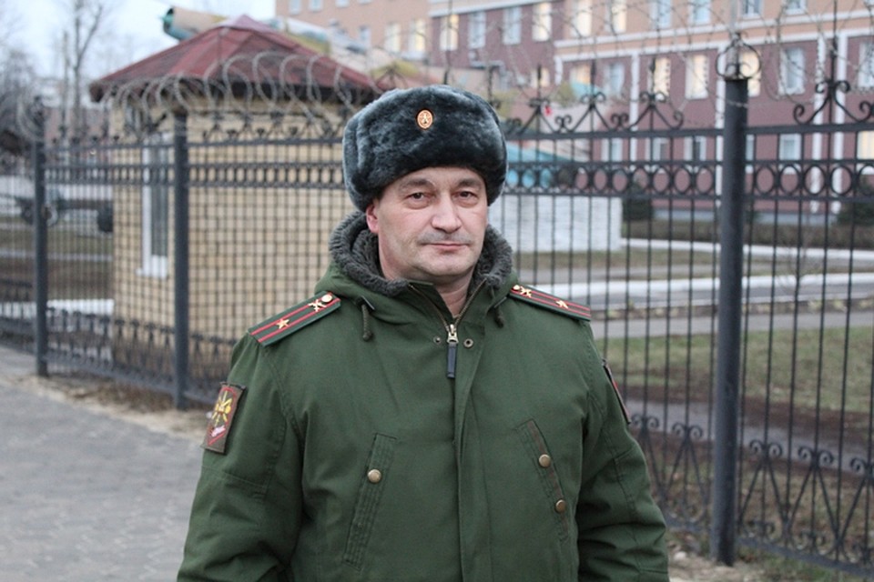 Майор Решетников. Фото: Анна ГРЕБЕНКИНА