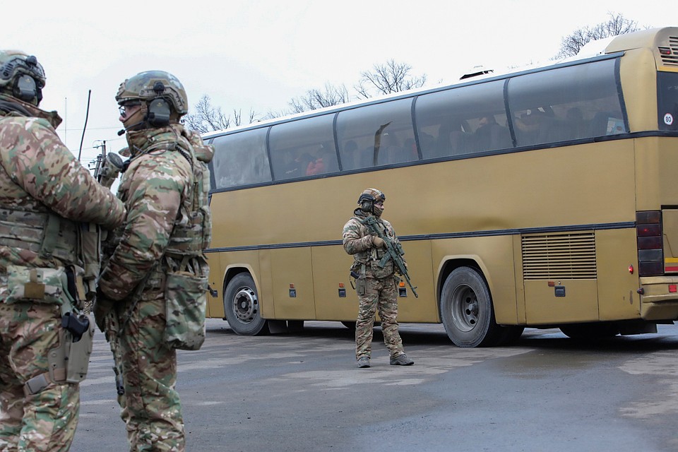 В воскресенье, на контрольном пункте «Майорское» под Горловкой состоялся обмен задержанных лиц Фото: REUTERS
