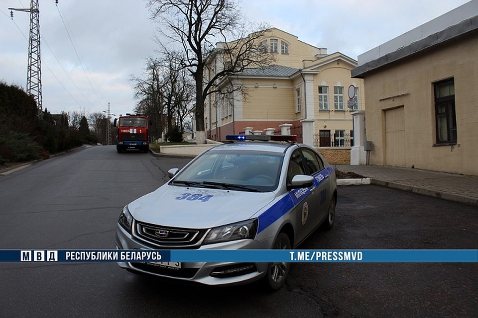 Ложное сообщение о минировании больницы поступило от пациента. Фото: УВД Гомельского облисполкома.