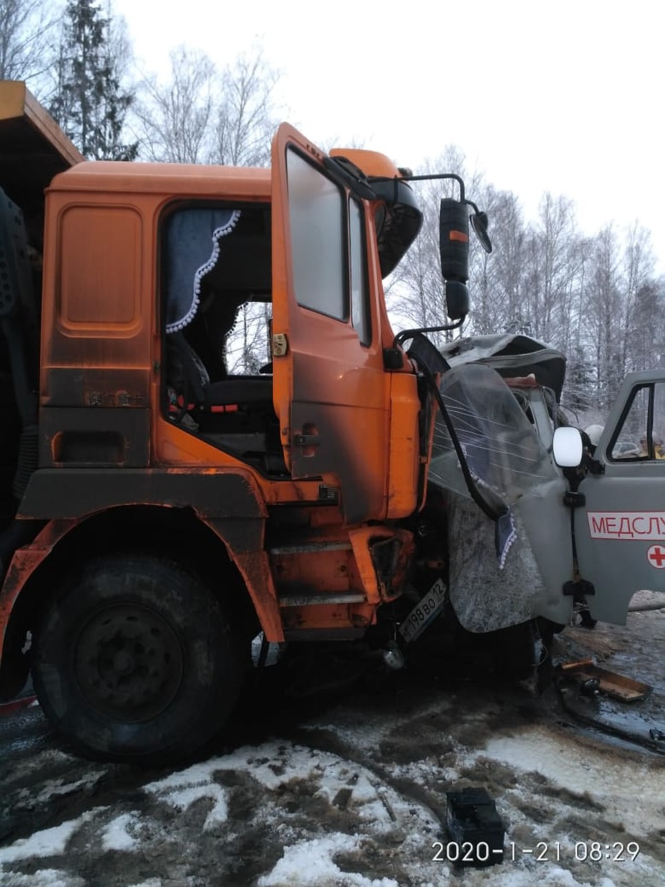Шансов выжить у водителя и двух пассажиров "скорой" не было Фото: МВД по Марий Эл