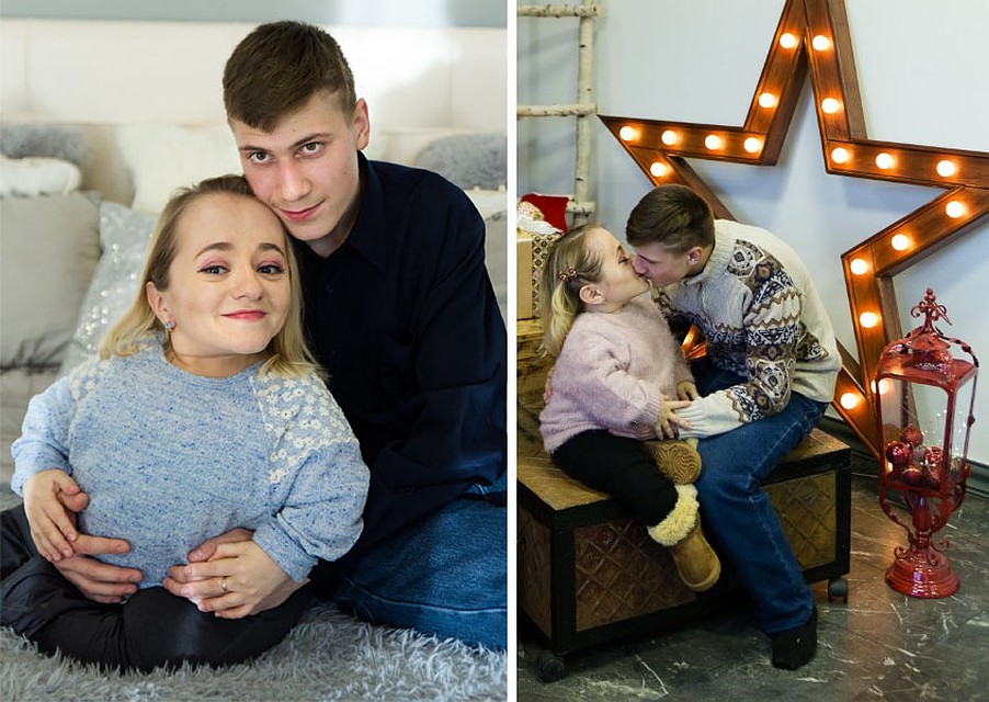 Новогодняя фотосессия Яны и Володи. Фото из личного архива героев материала