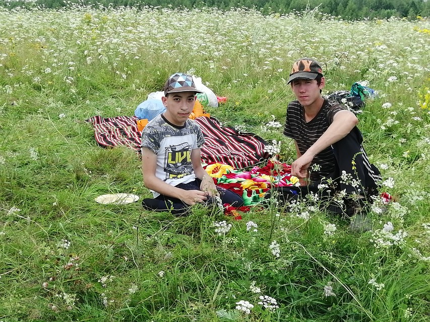 Дети любят выбираться на природу. ФОТО: Личный архив семьи