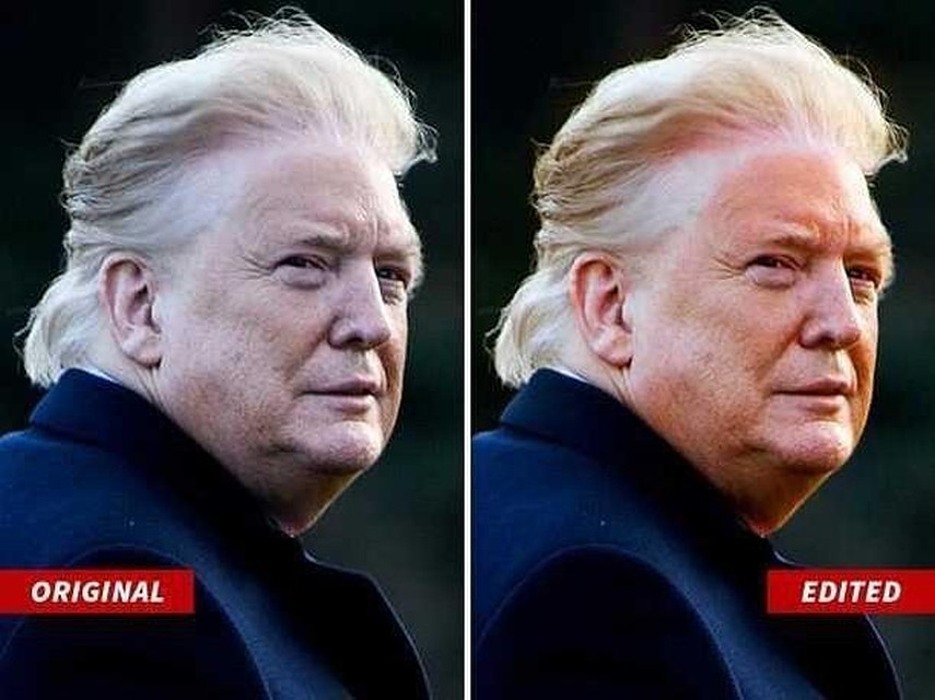 Папарацци решил усилить эффект и воспользовался фотошопом Фото: соцсети