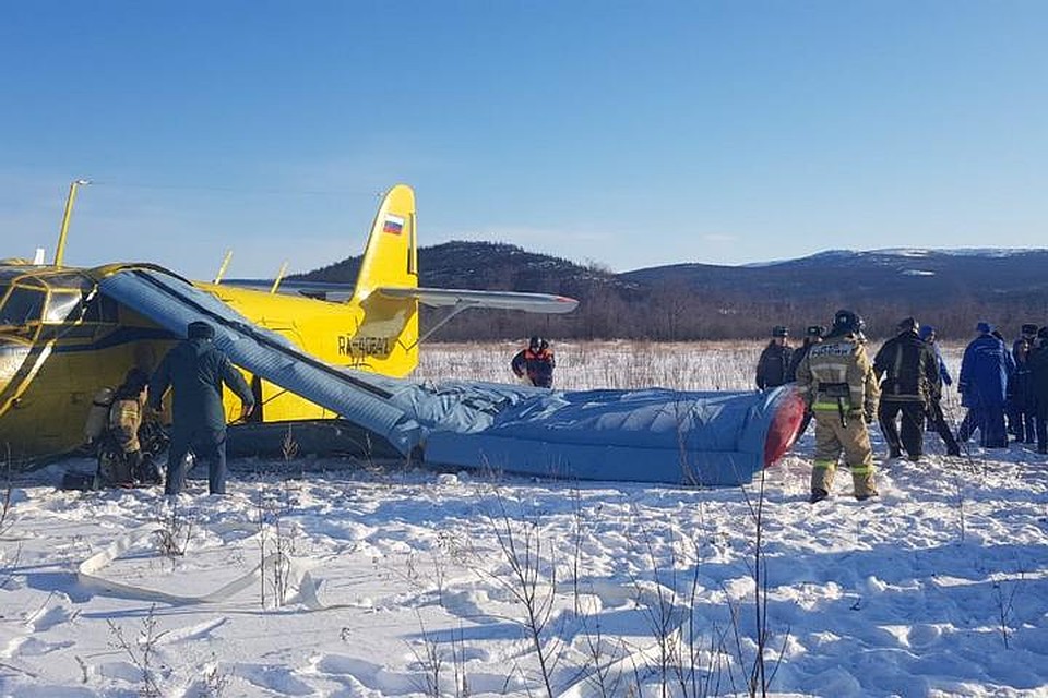 Самолет принадлежит одной из крупнейших золотодобывающих компаний. Фото: ДВРПСО МЧС России