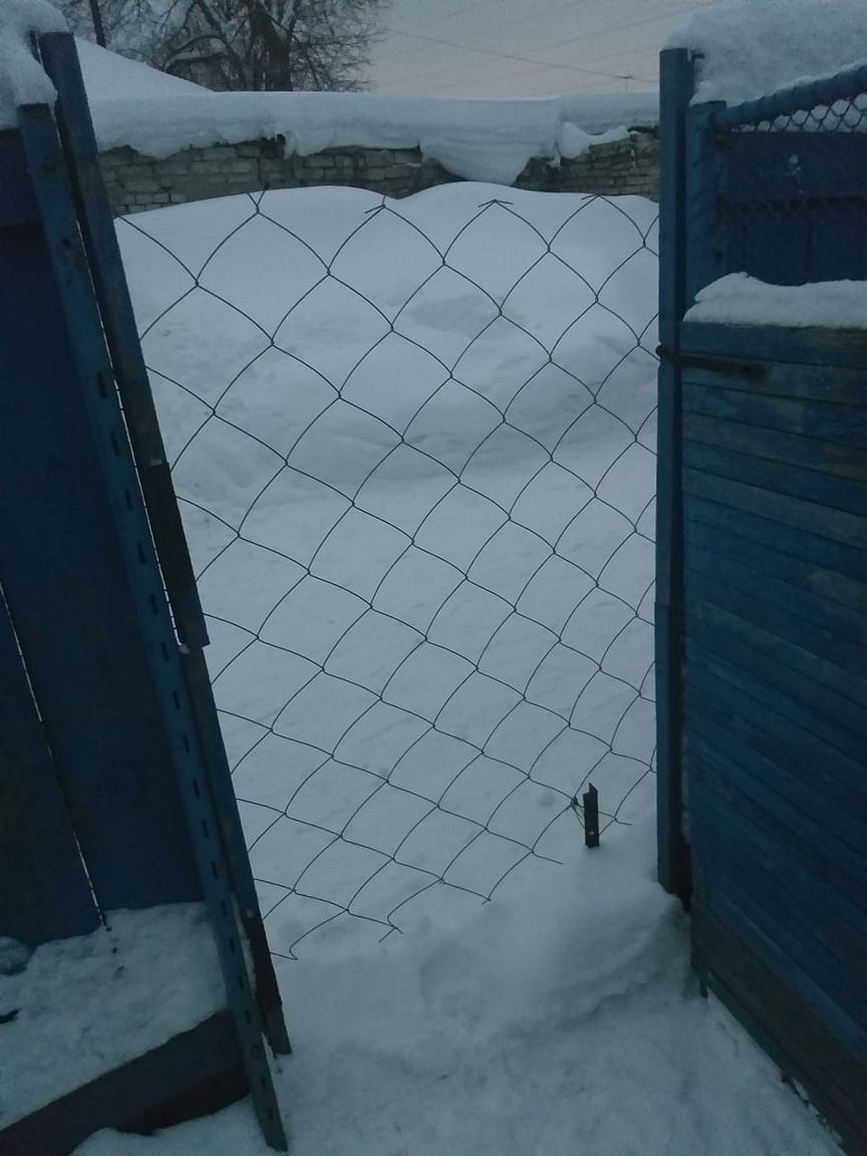 Некогда общий вход заварили сеткой Фото: из личного архива героя(ев) публикации