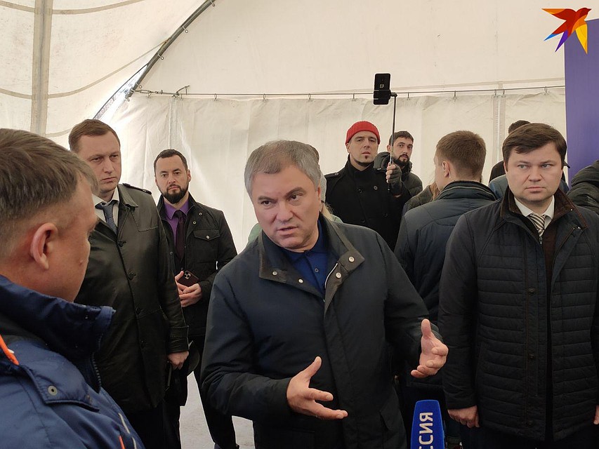 Володин осмотрел проект будущего Парка покорителей космоса Фото: Александр Уриевский