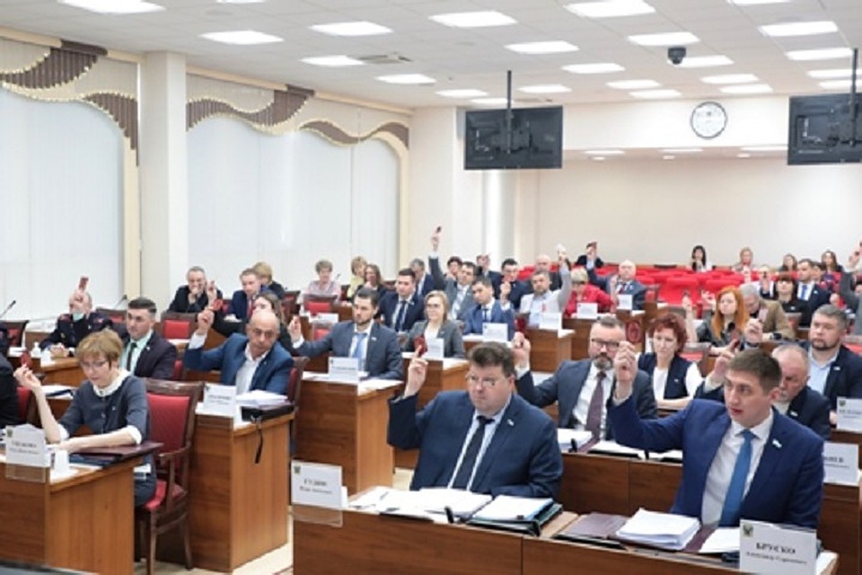 Депутаты как один поддержали законопроект о запрете на продажу несовершеннолетним никотинсодержащей продукции. Фото: Законодательная дума Хабаровского края