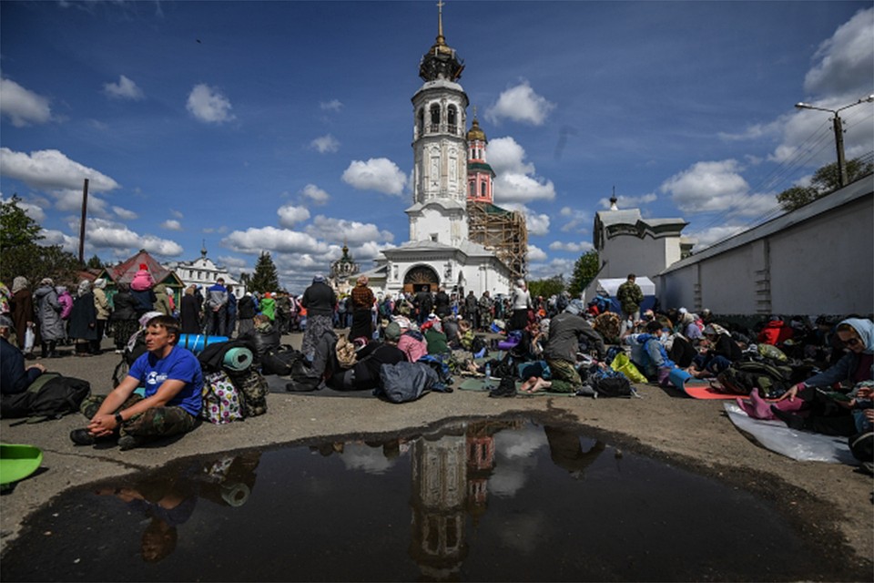 В нынешнем году все богослужения пройдут на свежем воздухе. Фото: Виктор ГУСЕЙНОВ