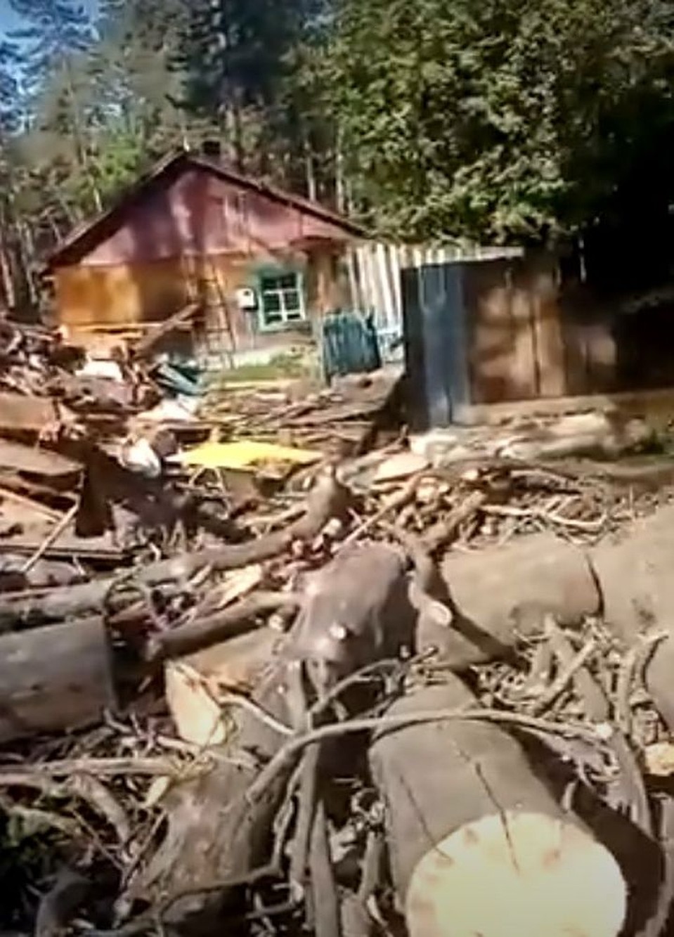 Так сейчас выглядит дом. Фото: стоп-кадр.