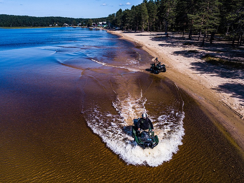 Республика Карелия, Медвежьегорский район. Поездка на квадроциклах. Фото: Виктор ГУСЕЙНОВ