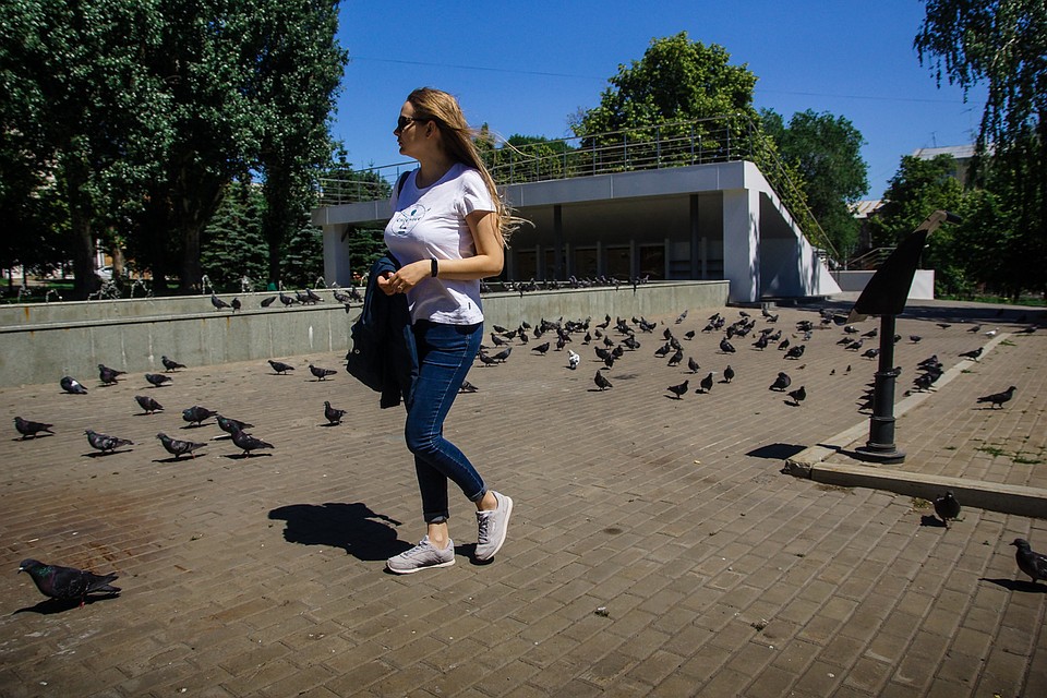 Ну и куда же без голубей Фото: Светлана МАКОВЕЕВА