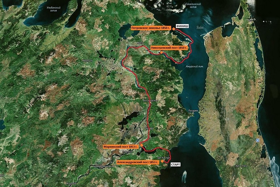 Обновленная карта маршрута Максима Харченко в 2020 году Фото: Предоставлено героем публикации