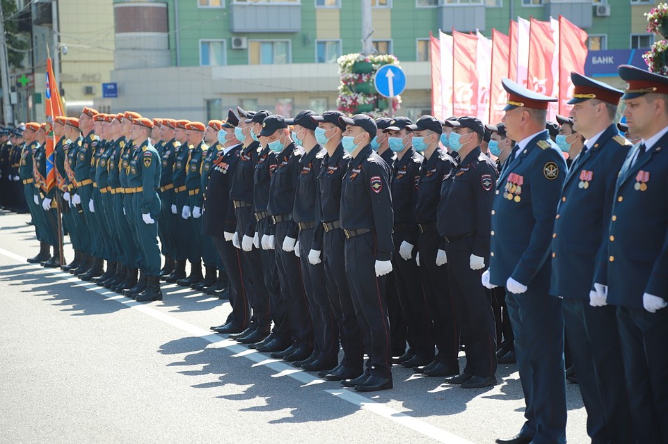 Парад победы в Липецке Фото: Пресс-служба администрации города Липецка.
