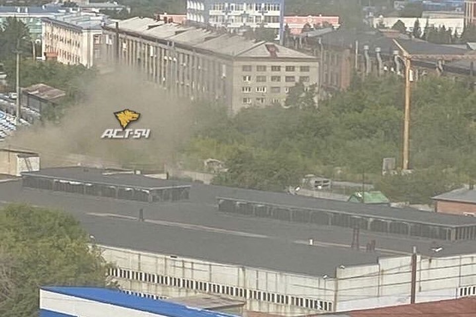 В результате повреждения трубы произошла утечка газа. Фото: «АСТ-54»