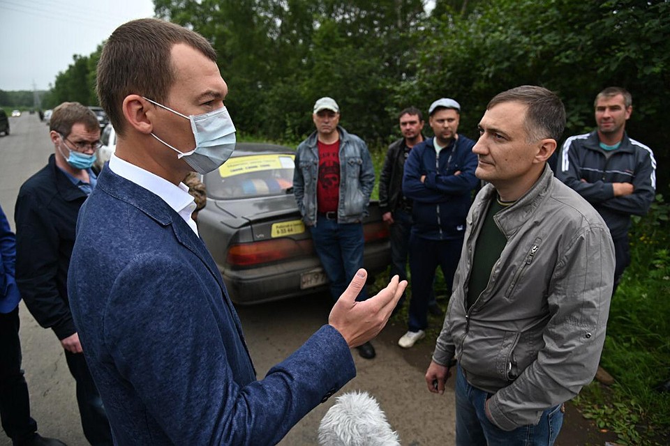 25 июля, Михаил Дегтярев отправился на автомобиле в свою первую рабочую поездку по краю Фото: Личный архив
