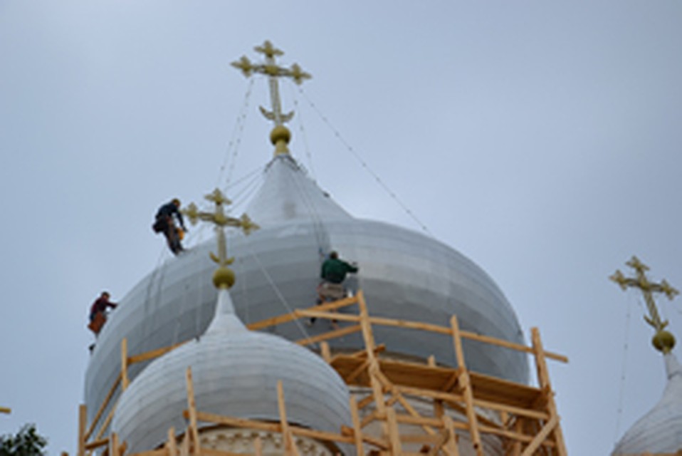 Окраска купола